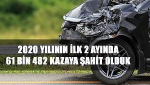 2020 Yılının İlk 2 Ayında 61 Bin 482 Kazaya Şahit Olduk