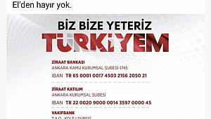 Başkan Okumuş ‘Biz Bize Yeteriz Türkiye’m’ dedi, 3 Maaşını bağışladı 