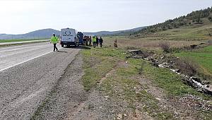 Kahramanmaraş'ta otomobil sulama kanalına devrildi: 1 ölü, 1 yaralı 