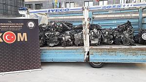 Lüks Araçlara Uygun Kaçak 40 Motor Ele Geçirildi 