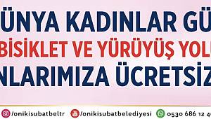 Onikişubat Belediyesi'nden Bisiklet ve Yürüyüş Yolu Kadınlara Özel 