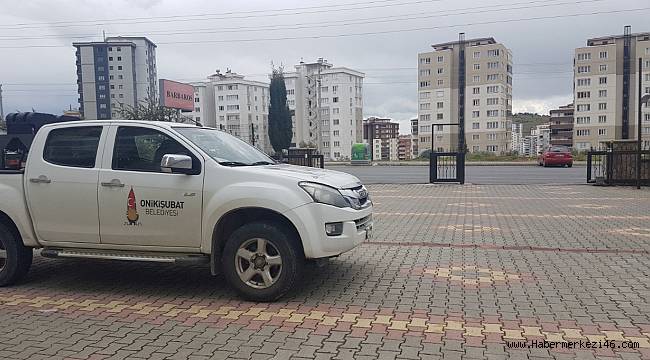 Onikişubat İlçesinin Sitelerine Dezenfekte Yapılıyor
