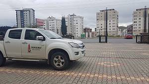 Onikişubat İlçesinin Sitelerine Dezenfekte Yapılıyor 