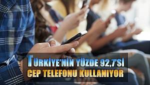 Türkiye’nin Yüzde 92,7’si Cep Telefonu Kullanıyor 