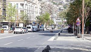 Caddeler ve sokaklar boşaldı
