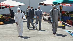 Göksun Belediyesi, semt pazarının yerini değiştirdi 