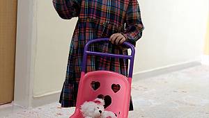 Minik Elif babasına sarılacağı günü sabırsızlıkla bekliyor 