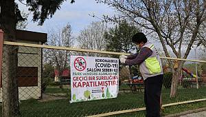  Parklar ve Mesire Alanları Kapatıldı 