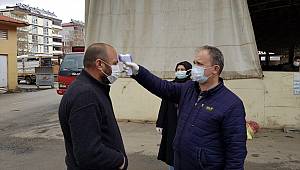 Semt Pazarı'nda koronavirüs tedbirleri alındı 