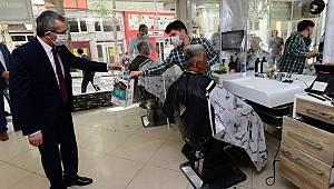 Başkan Güngör, Berber/Kuaför Esnafını Ziyaret Etti 