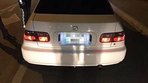 Kahramanmaraş'ta abartı egzozlu 11 araca ceza yazıldı 