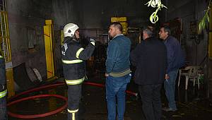 Küçük Sanayi Sitesinde Yangın Çıktı 