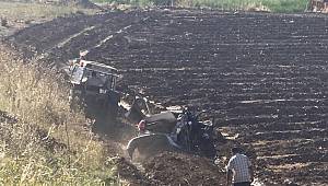 Otomobil kontrolden çıkıp takla attı: 2 ölü 