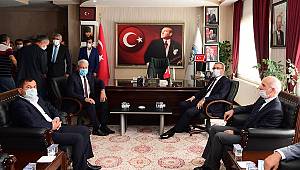 Başkan Güngör, Ekinözü Belediyesini ziyaret etti 