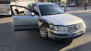 Kahramanmaraş'ta iki otomobil çarpıştı: 1 yaralı 