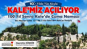 Kalemizde 100 yıl aradan sonra bir kez daha Cuma Namazı kılınacak 