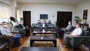 KSÜ Yönetiminden KMTSO Başkanı Balcıoğlu’na Ziyaret 