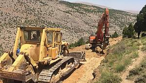 Türkçayırı Yayla Yolu yapılıyor 