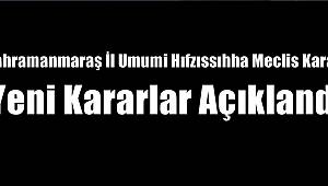 Yeni Kararlar Açıklandı 
