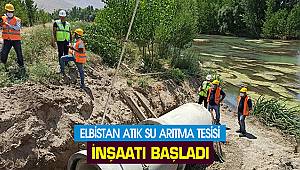Elbistan Atık Su Arıtma Tesisi inşaatı başladı