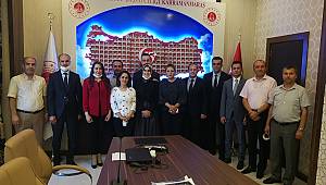 Kahramanmaraş Adliyesinde tayini çıkan hakim ve savcılara veda töreni 