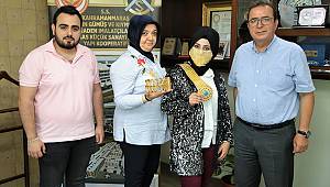 Kahramanmaraş'ta gelinler için altın işlemeli maske üretildi 