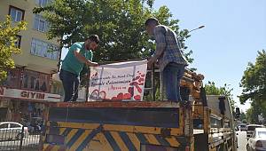 Kahramanmaraş'ta vinç üstünde evlilik teklifi 