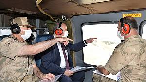  Kahramanmaraş Valisi Coşkun, Kale Tepe Jandarma Üs Bölgesi'nde inceleme yaptı 