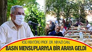 KSÜ Rektörü Prof. Dr. Niyazi Can, Basın Mensuplarıyla Bir Araya Geldi