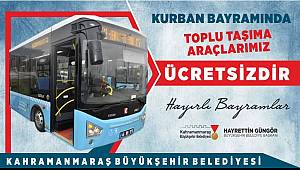 Kurban Bayramında Toplu Taşıma Ücretsiz 