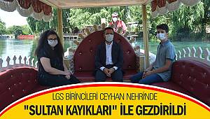 LGS birincileri Ceyhan Nehri'nde 