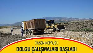 Önsen Köprüsü dolgu çalışmaları başladı