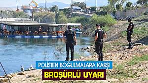  Polisten boğulmalara karşı broşürlü uyarı