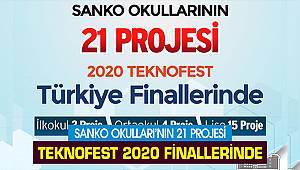 SANKO Okulları’nın 21 Projesi Teknofest 2020 Finallerinde