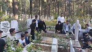 Ülkücü Şehit Bleda Aybars Tekin ölümünün 40. Yıl dönümünde mezarı başında anıldı! 