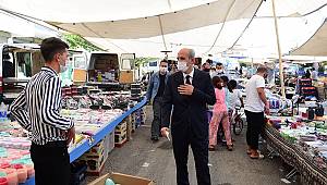 Başkan Okay Esnaflara Pandemi Kurallarını Hatırlattı 