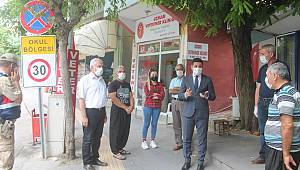 Kahramanmaraş'ın Andırın ilçesinde Kovid-19 denetimi 