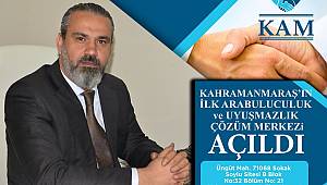 Kahramanmaraş’ta İlk ve Tek Arabuluculuk ve Tahkim Merkezi Açıldı 