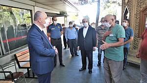 Kahramanmaraş'ta Kovid-19 tedbirleri denetimi yapıldı 