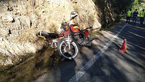 Kahramanmaraş'ta motosiklet devrildi: 1 ölü, 1 yaralı 