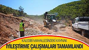 Kaledibi Mahallesindeki kaynak iyileştirme çalışmaları tamamlandı
