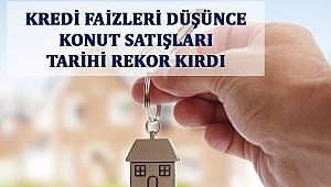 Kredi Faizleri Düşünce Konut Satışları Tarihi Rekor Kırdı 