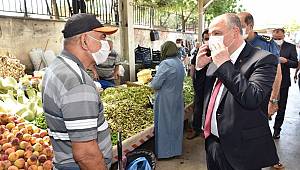  ”Sağlık İçin Hepimiz İçin” Maske, Sosyal Mesafe Ve Temizlik Amacıyla Ziyaretler Devam Ediyor 