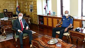 Emniyet Müdürü Cebeloğlu’ndan, Rektör Can’a iade-i ziyaret 
