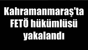 Kahramanmaraş'ta FETÖ hükümlüsü yakalandı 