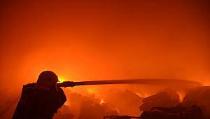 Kahramanmaraş'ta Tekstil Fabrikası Yandı 