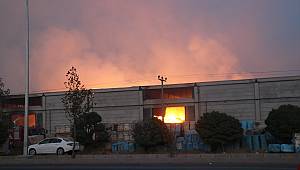 Kahramanmaraş'taki fabrikada dünden bu yana süren yangın söndürüldü