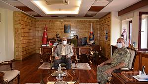 Kurmay Albay Alptan Ulutaş’tan Rektör Can’a Veda Ziyareti 