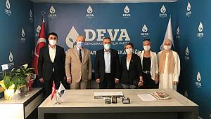 CHP Kahramanmaraş İl Başkanından Deva Partisine Hayırlı Olsun ziyareti 