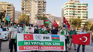 Kahramanmaraş İHH'dan Azerbaycan'a destek 